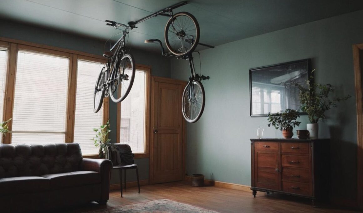 Jak powiesić rower pod sufitem