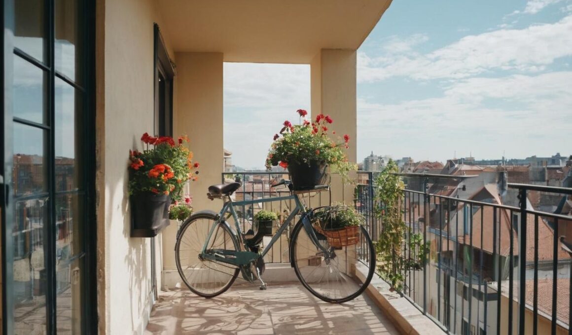 Jak trzymać rower na balkonie