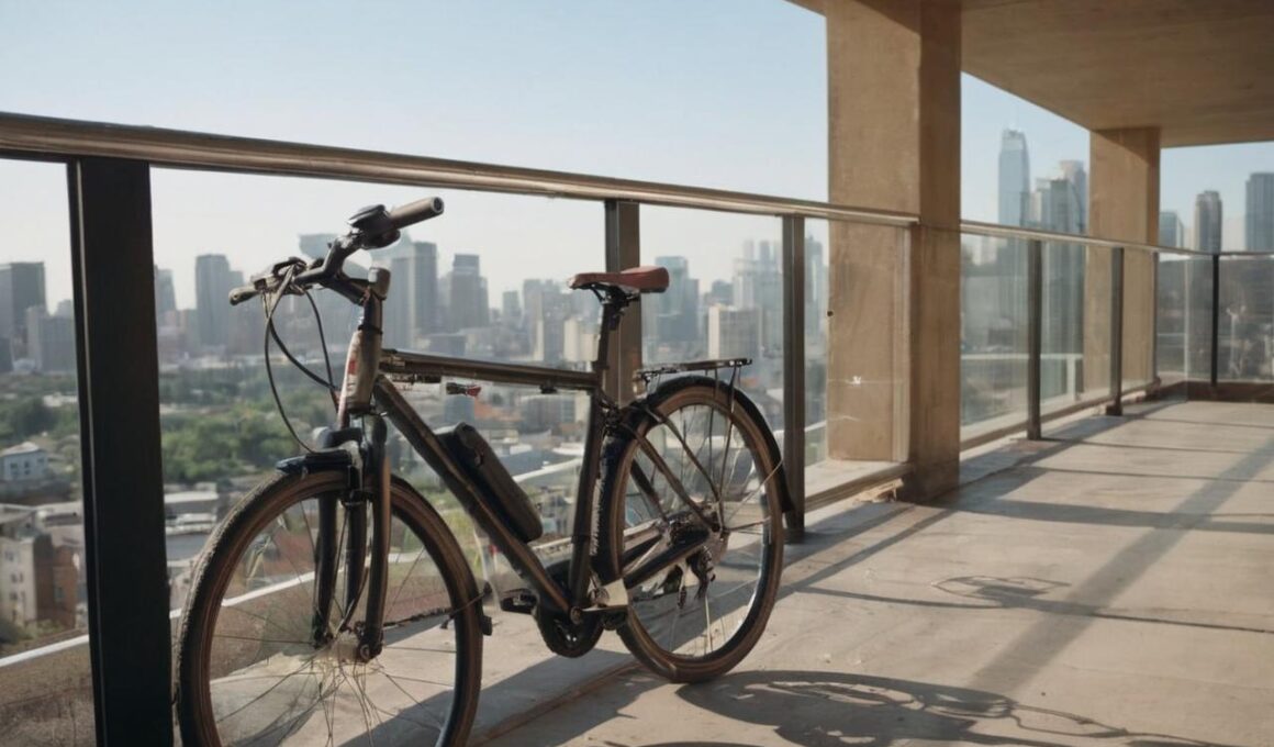 Jak zabezpieczyć rower na balkonie