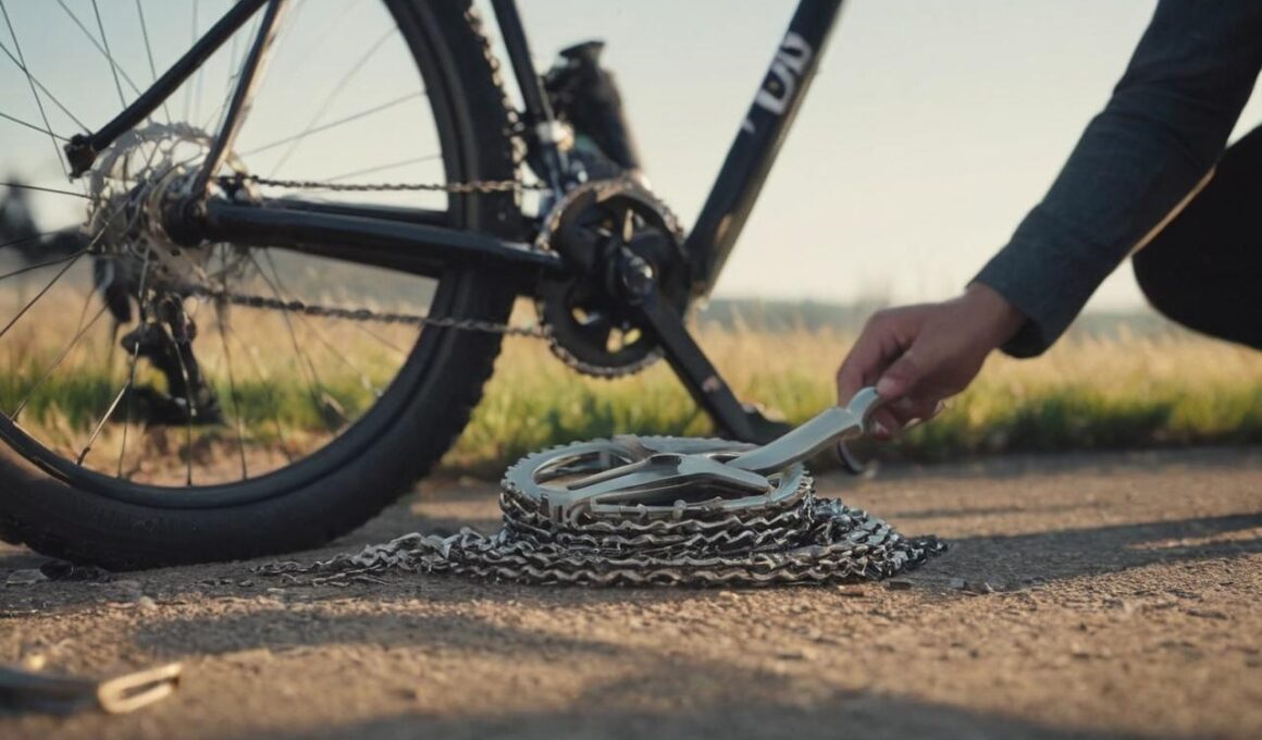 Jak założyć łańcuch rowerowy który spadł