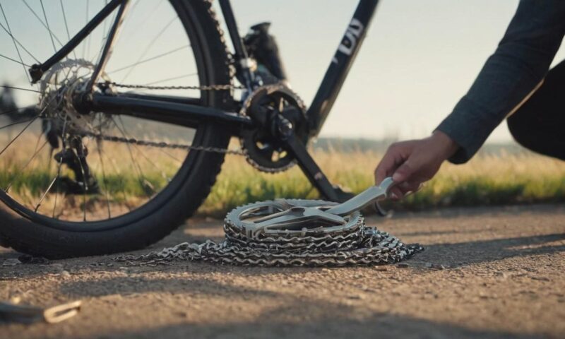 Jak założyć łańcuch rowerowy który spadł